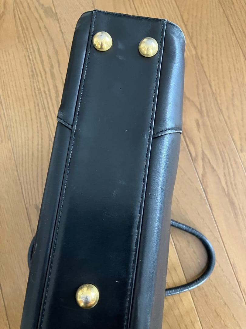 HMF　ヴィヴィアンウエストウッド　レザー ビジネスバッグ　ブラック