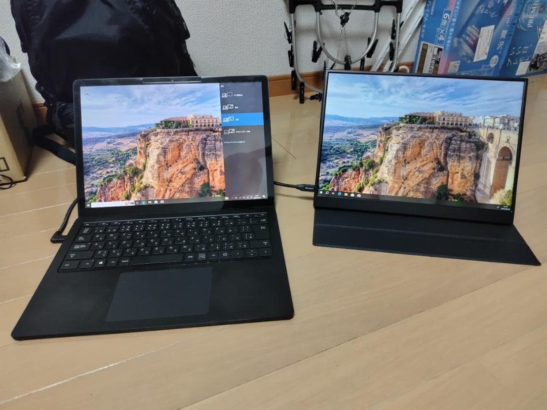 モバイルモニター 2K 14インチ 2160x1440 保護カバー付き