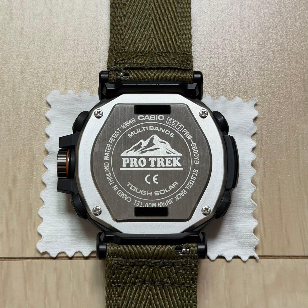 【新品未使用】プロトレック　prw-6600yb-3jf 電波ソーラー