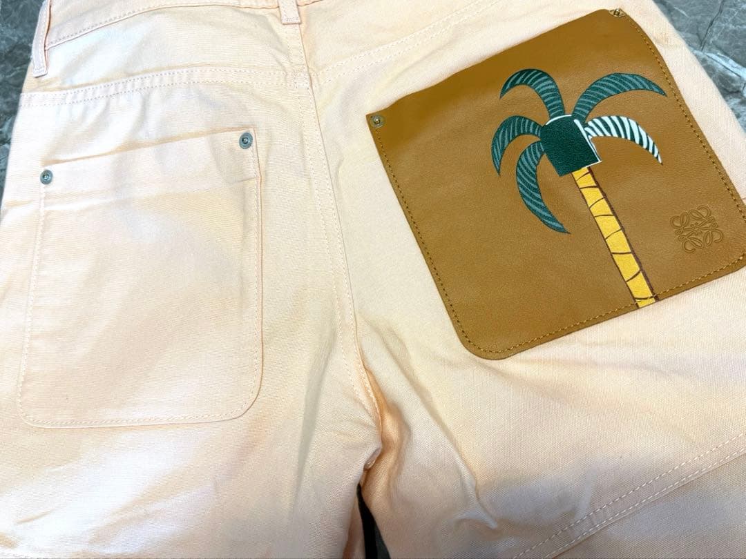 ロエベ ジーンズ ★ラ・パルム ボーイフレンド ジーンズ★デニム★ピンク★