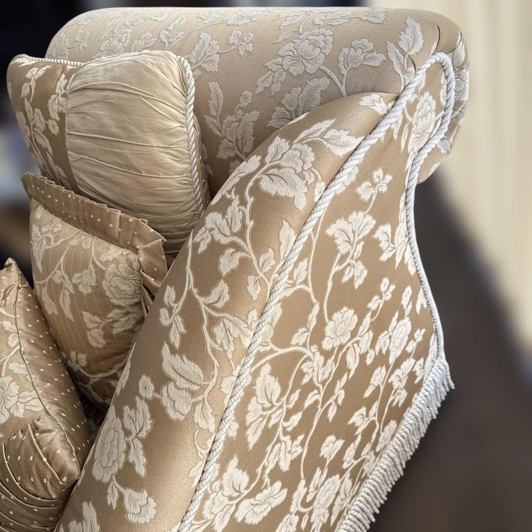 【出品8/20迄☆】姫系　ソファ　ヘアルーム クッション3個付