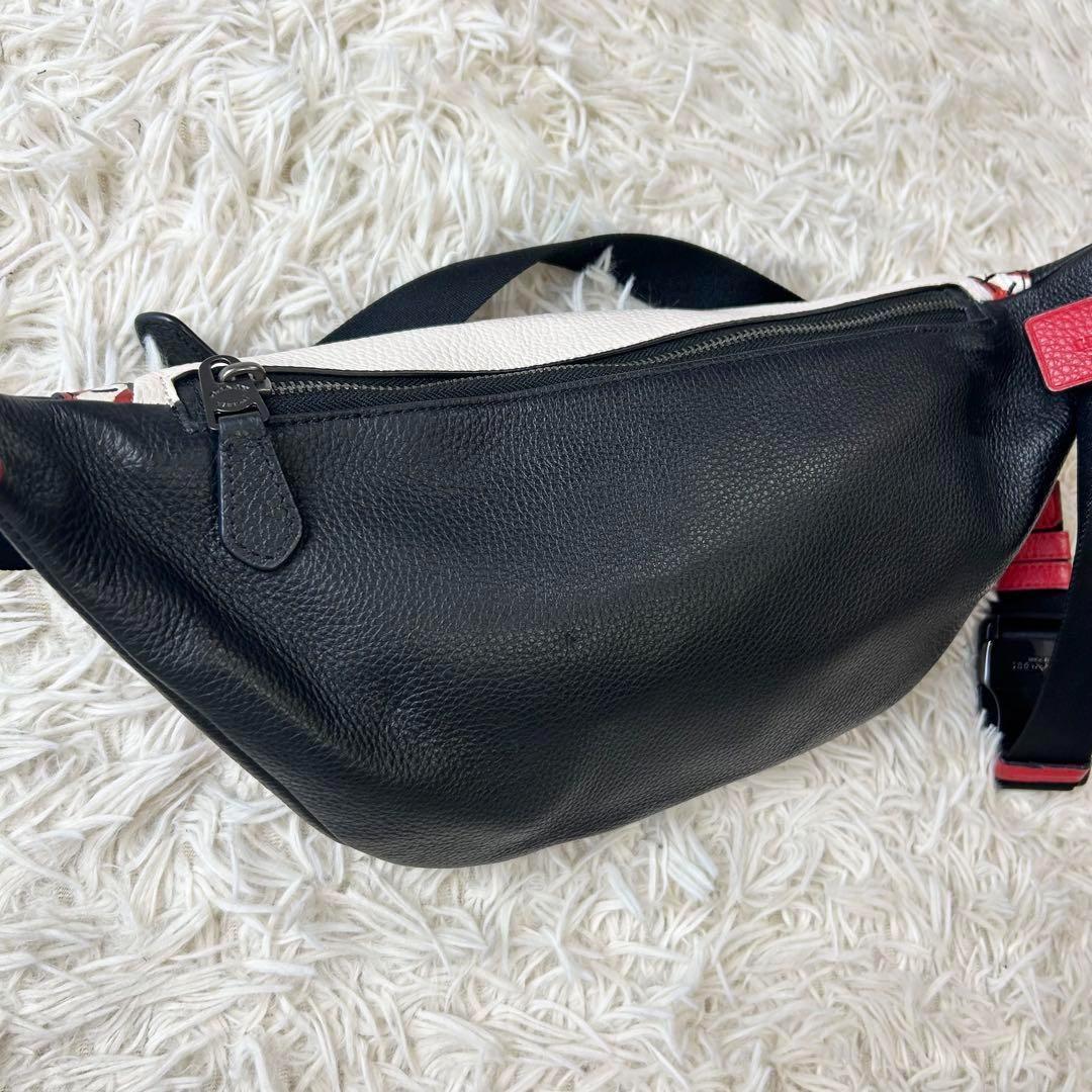 美品 コーチ ディズニー キースヘリング コラボ ウエストバッグ ボディバッグ