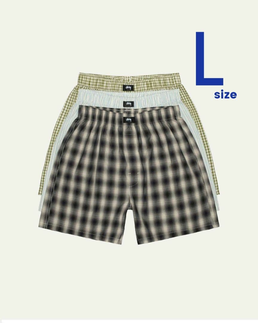 STUSSY BOXER SHORTS トランクス L
