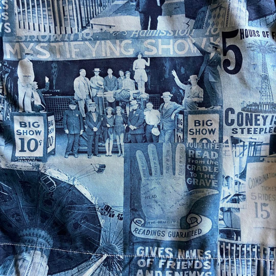 極美品 RRL 21ss フォト プリント ショーツ ハーフパンツ 40