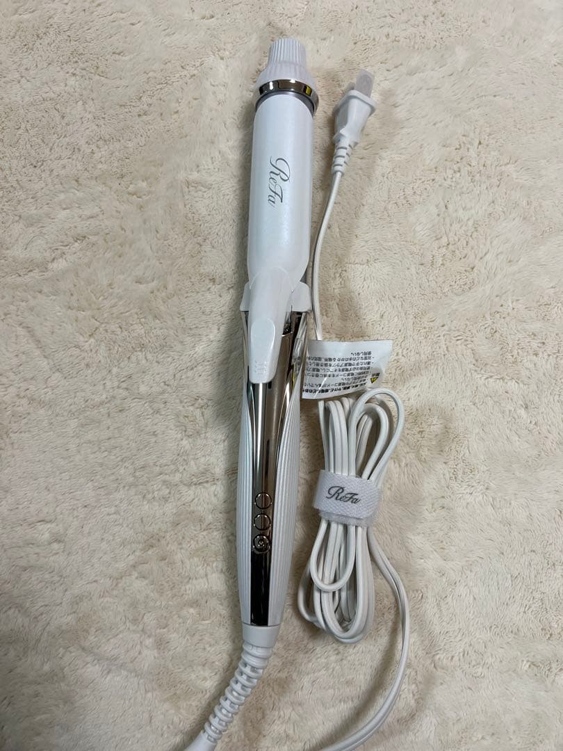 emi　ReFa カールヘアアイロン ホワイト　32㎜