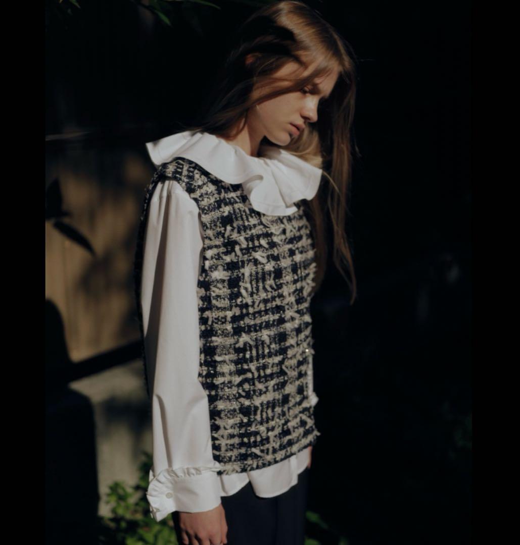 【2/3本日までの限定お値下げ】OHGA オーガ　TWEED VEST