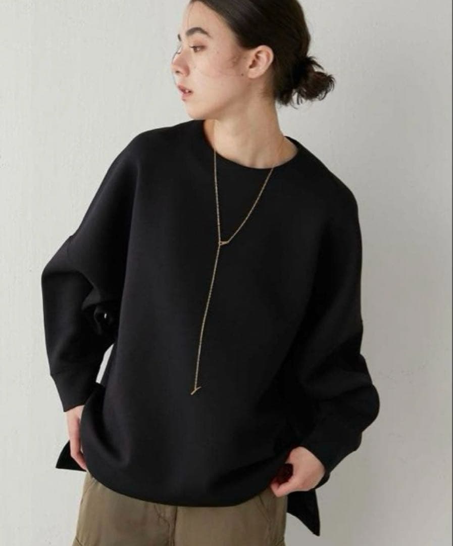 美品⚑ウィムガゼット　ダンボールプルオーバー　ブラック