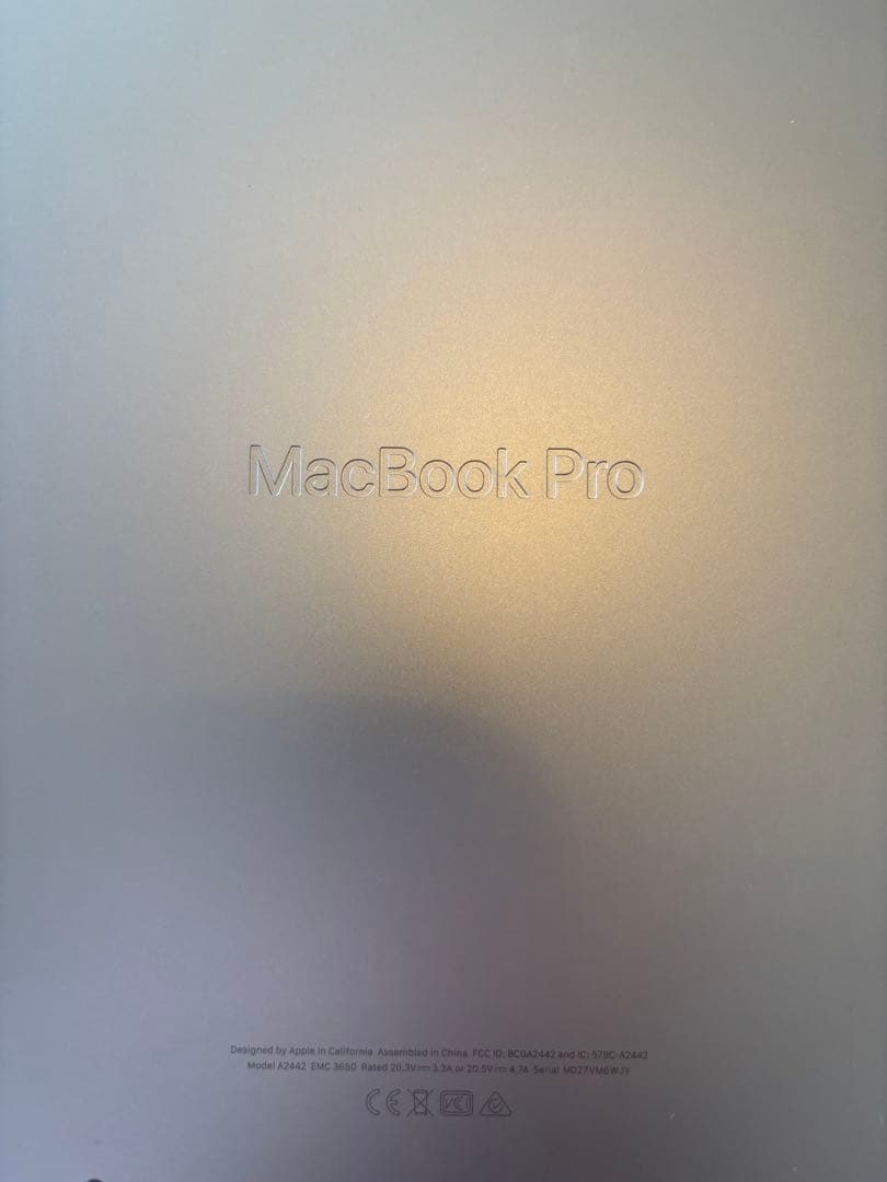 美品 Apple MacBook Pro M1 16GB 512GB 14in