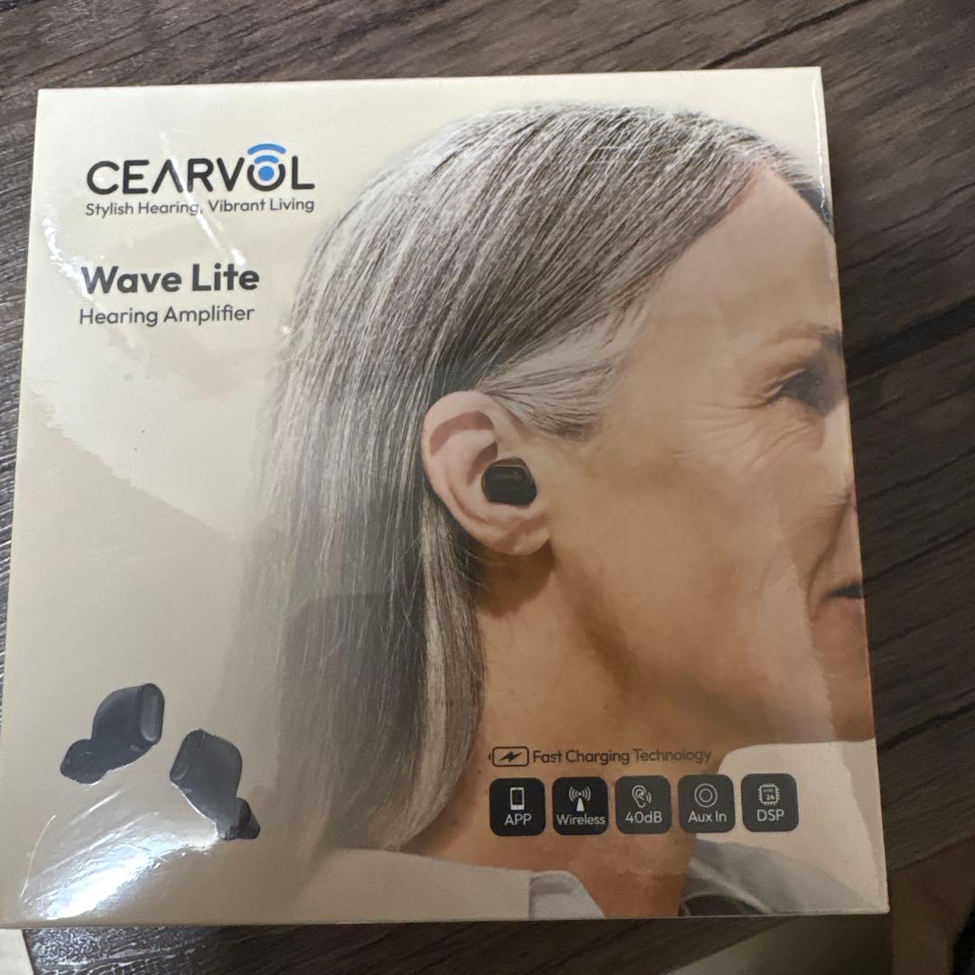 Cearvol Wave Lite 集音器 高齢者向け AUX-INテレビ対応黒