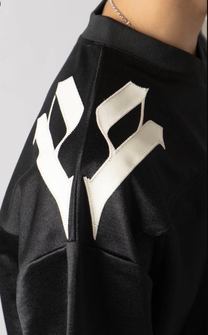 アメリカンフットボールシャツ 08 黒