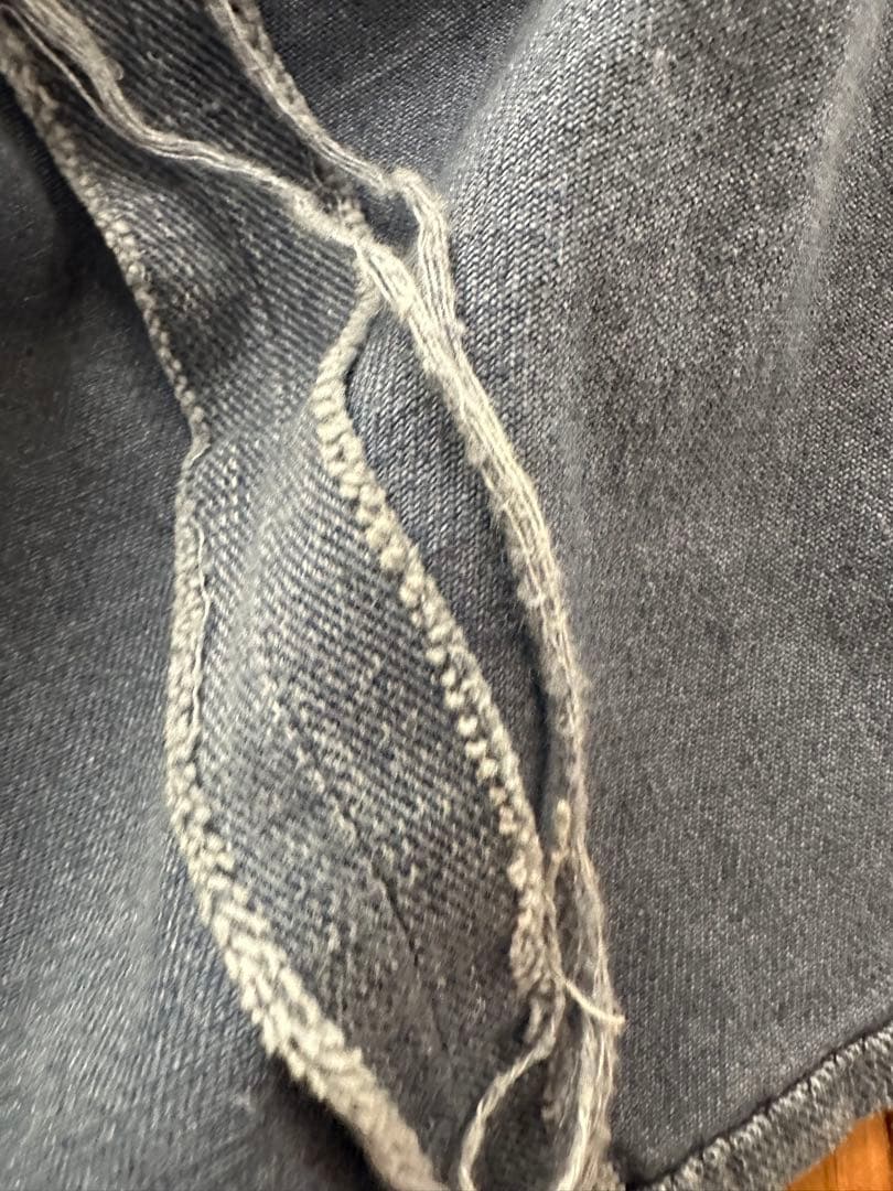 60sハンドメイドデニムジャケッCHARLES HUMMEフランスボタンUSA製