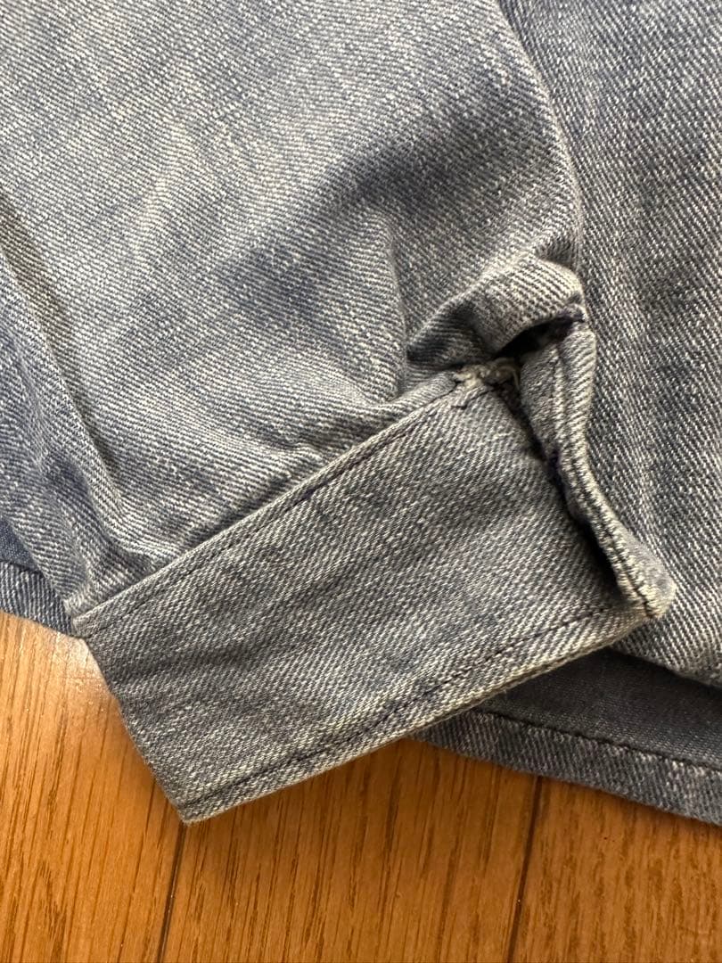 60sハンドメイドデニムジャケッCHARLES HUMMEフランスボタンUSA製