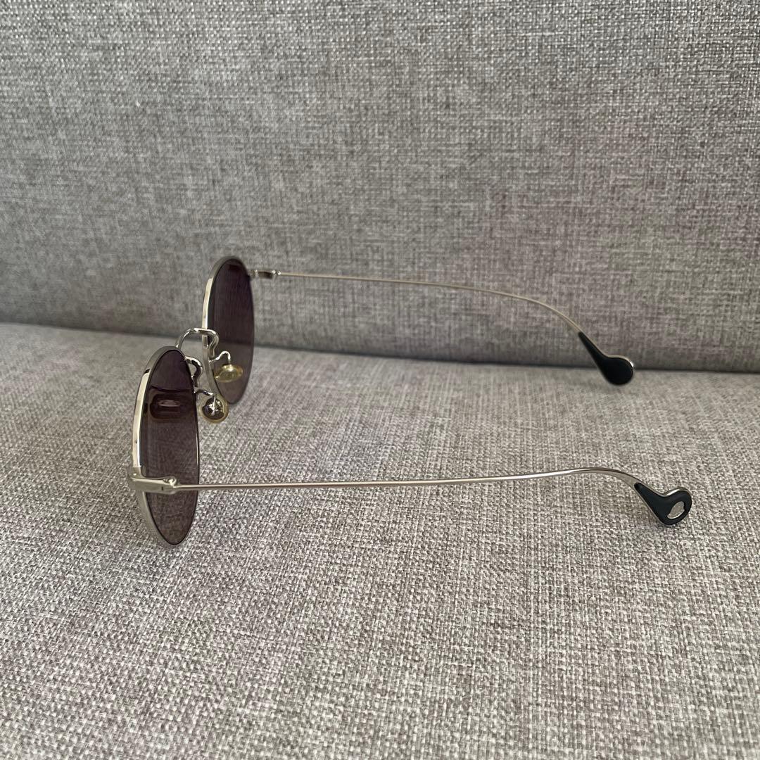 正規品 モンクレール メタルサングラス MONCLER 丸メガネ