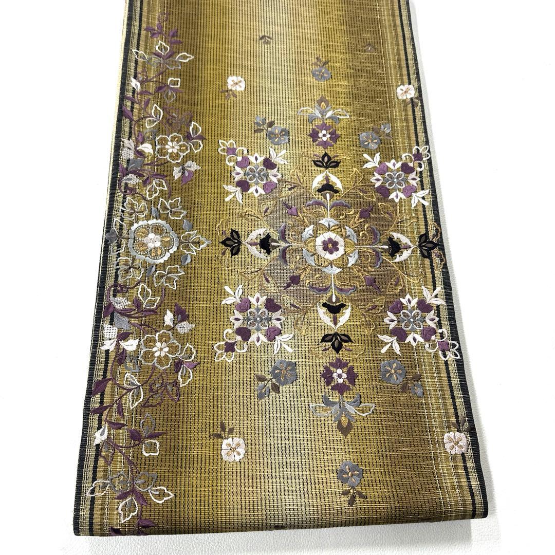 専用帯5094 4790 二点セット●ひなや工房 伊豆蔵明彦 高級 正絹 刺繍