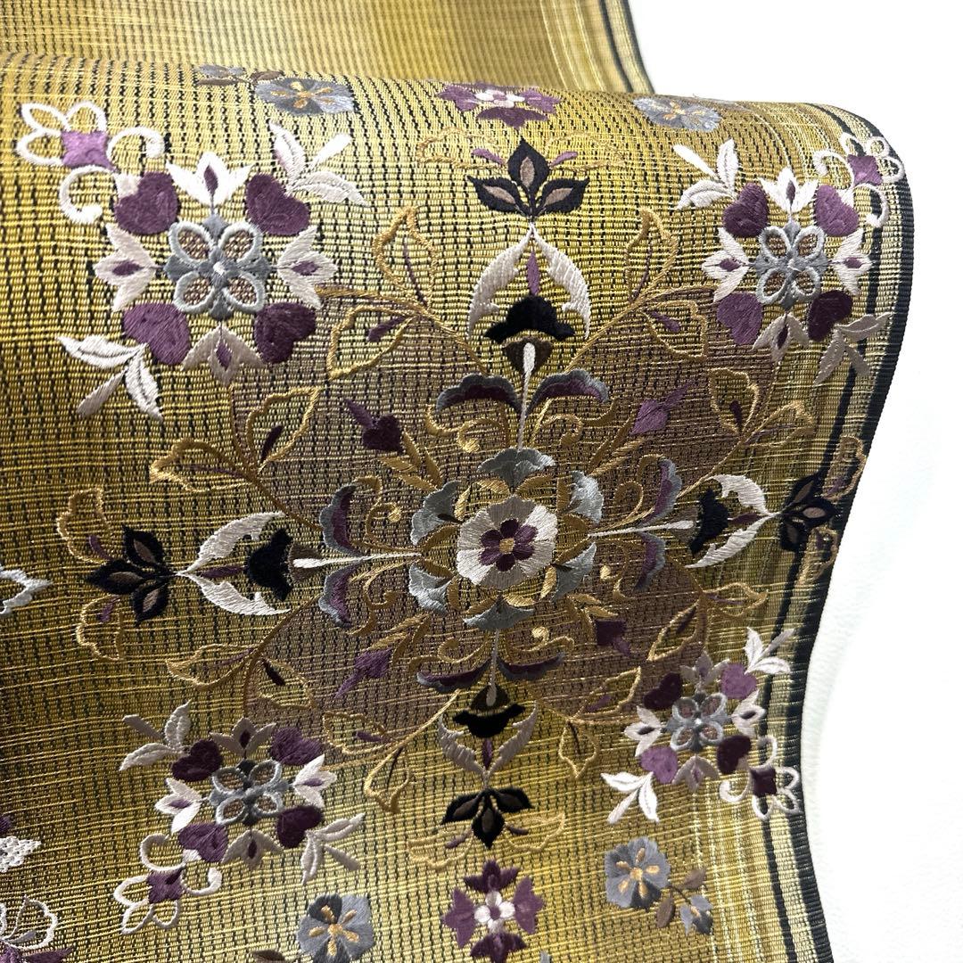 専用帯5094 4790 二点セット●ひなや工房 伊豆蔵明彦 高級 正絹 刺繍