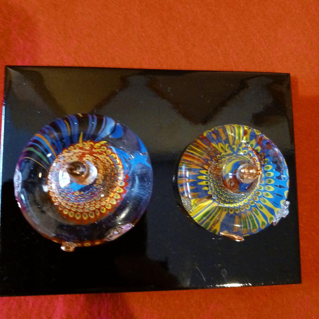 ガラス製 雛人形 ひな祭り ベネチアンガラスペーパーウェイト