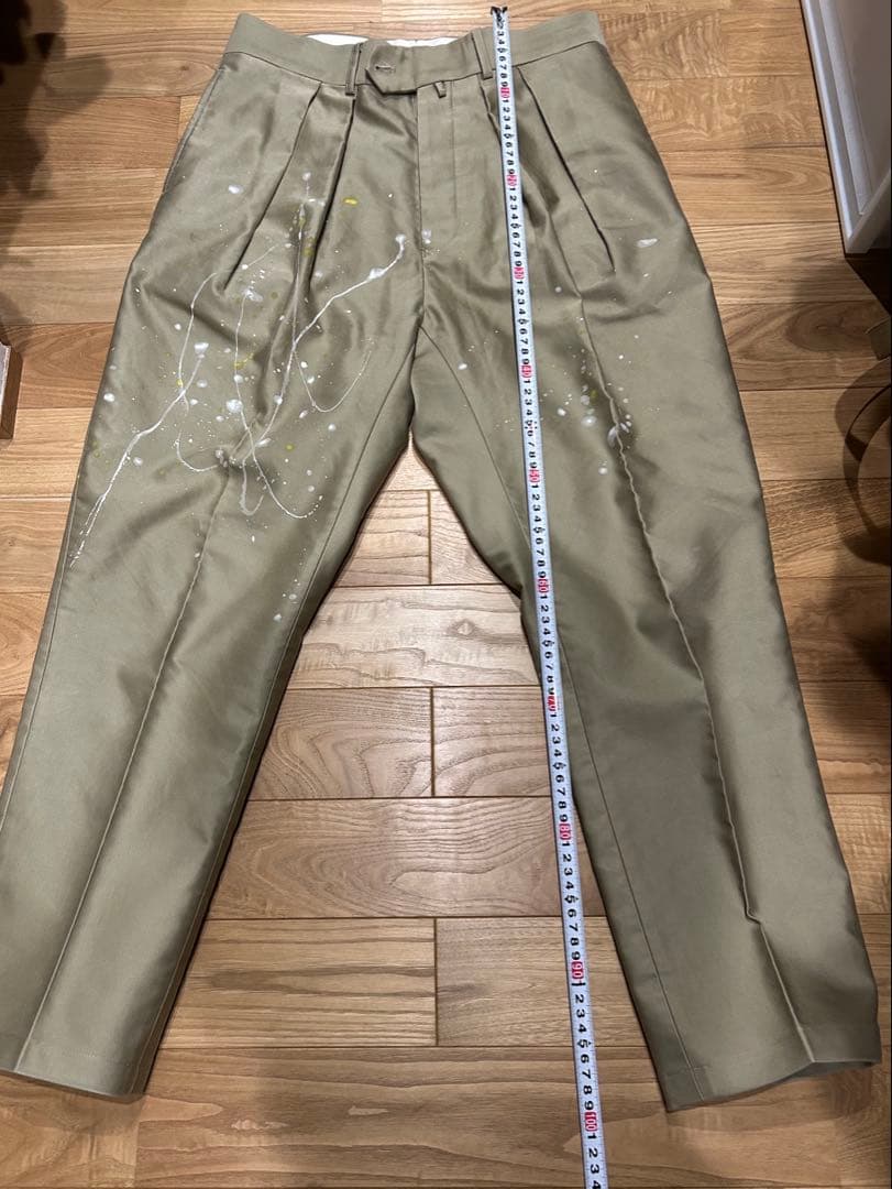 NEAT giza moleskin tapered B paint ニート