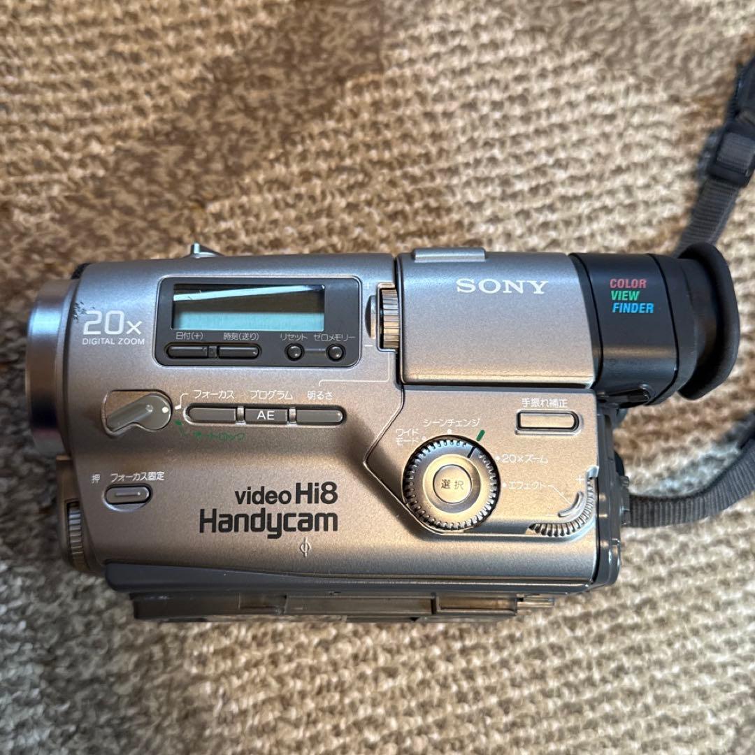 美品・動作良好 VideoHi8ソニーCCD-TR2 高画質8ミリビデオカメラ