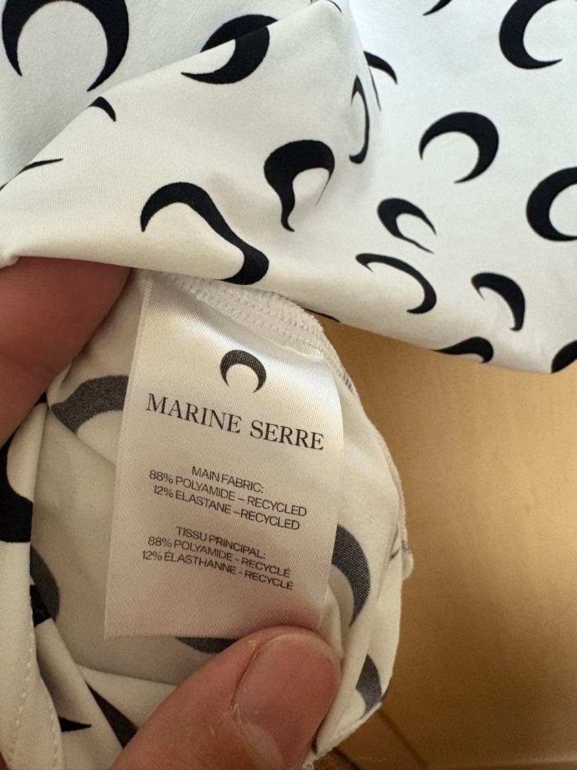 MARINESERRE Second Skin Moon長袖Tシャツ