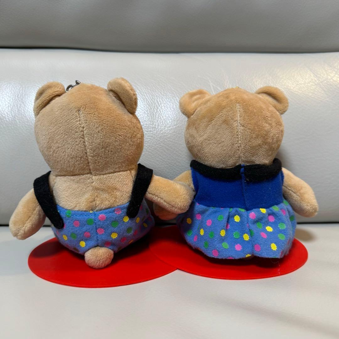 FEILER オールドテディ　リナ＆ニコ チャーム　キーホルダー