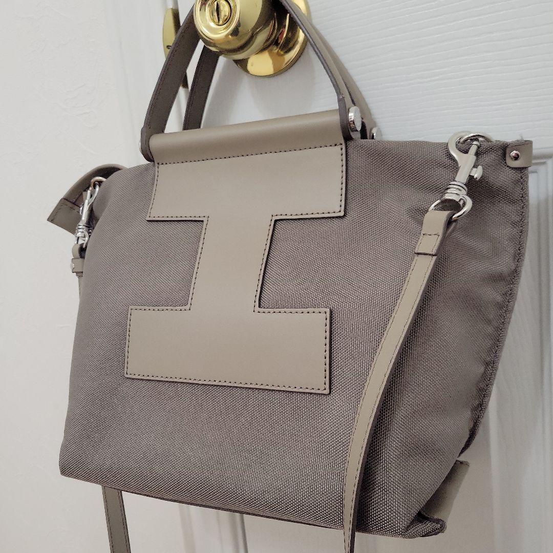 イアクッチ☆ソルベットs　2wayショルダーバッグ　グレージュ　ナイロンレザー