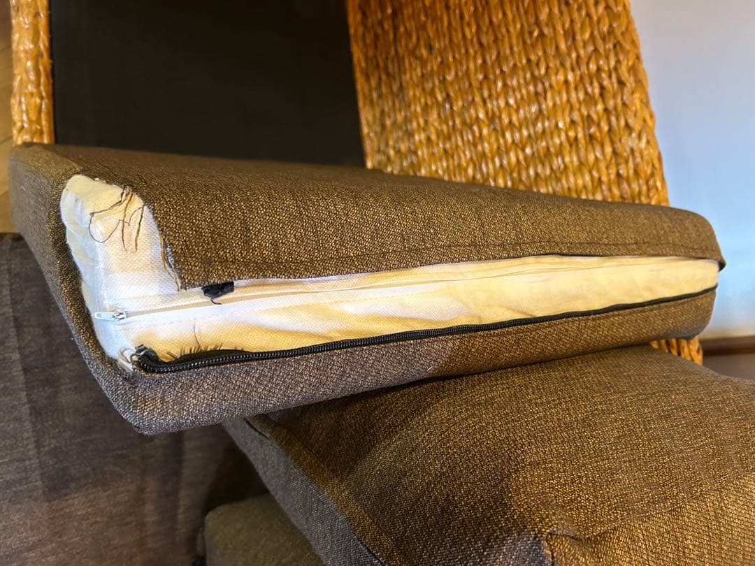 【送料込み】　ウォーターヒヤシンス　ソファ　wyja ウィージャ　２人掛け　バリ