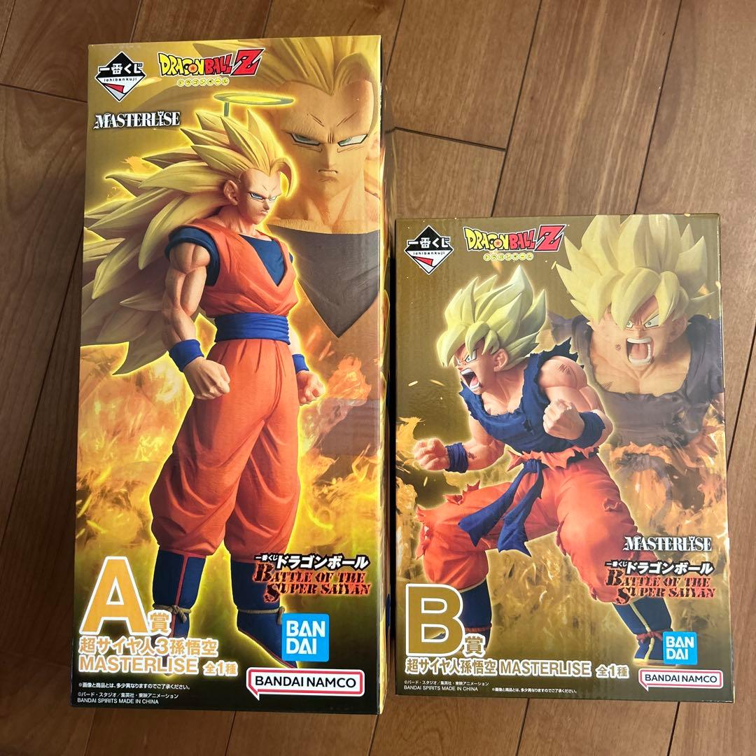 ドラゴンボール 一番くじ A賞 Ｂ賞 フィギュア 孫悟空 MASTERLISE