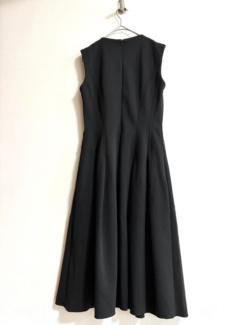 FOXEY NEWYORK フォクシーニューヨーク ノースリーブワンピース黒40