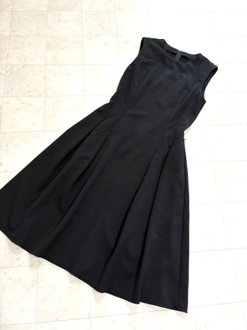 FOXEY NEWYORK フォクシーニューヨーク ノースリーブワンピース黒40