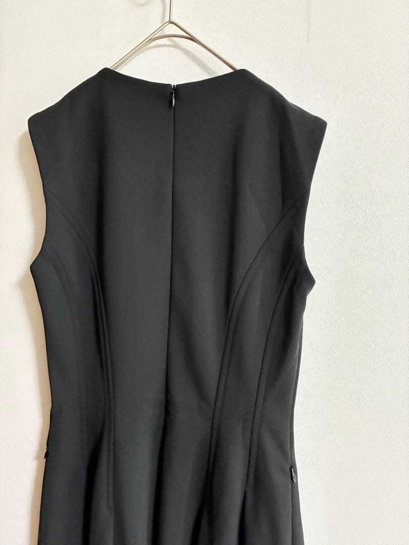 FOXEY NEWYORK フォクシーニューヨーク ノースリーブワンピース黒40