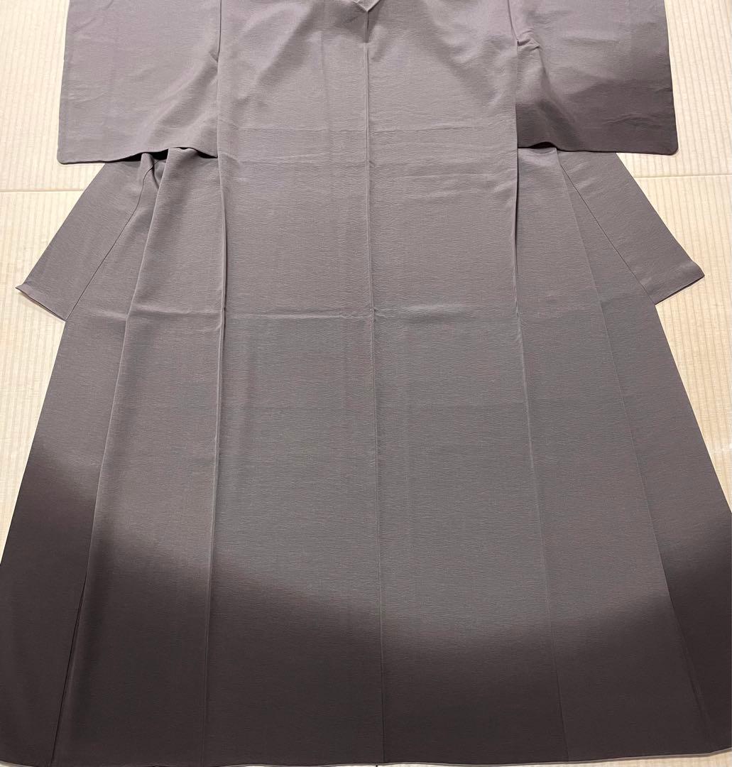 暈し 上品 江戸鼠色 付け下げ訪問着 紋なし ガード加工