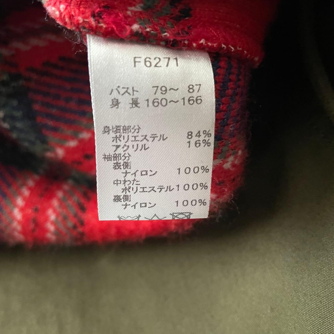 FRED PERRY 刺繍　2way ファー　モッズ　コート　ライナー付き