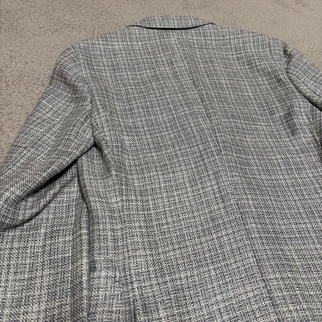 ErmenegildoZegna ジャケット　グレー　現行タグ　黒タグ　美品