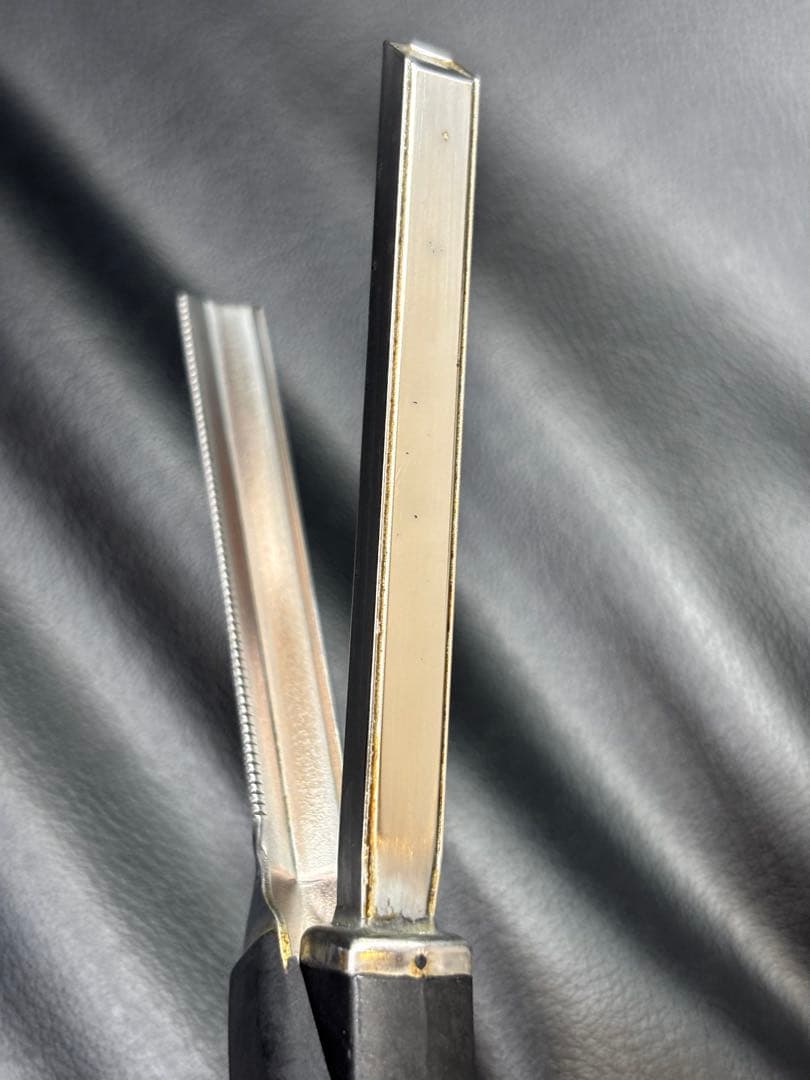 超美品　LENZ α-8レンツアイロン クシ目　5角8㎜　理容アイロン