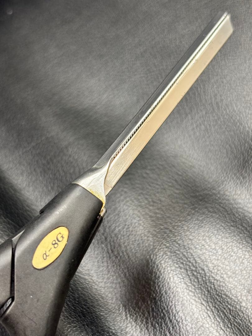 超美品　LENZ α-8レンツアイロン クシ目　5角8㎜　理容アイロン