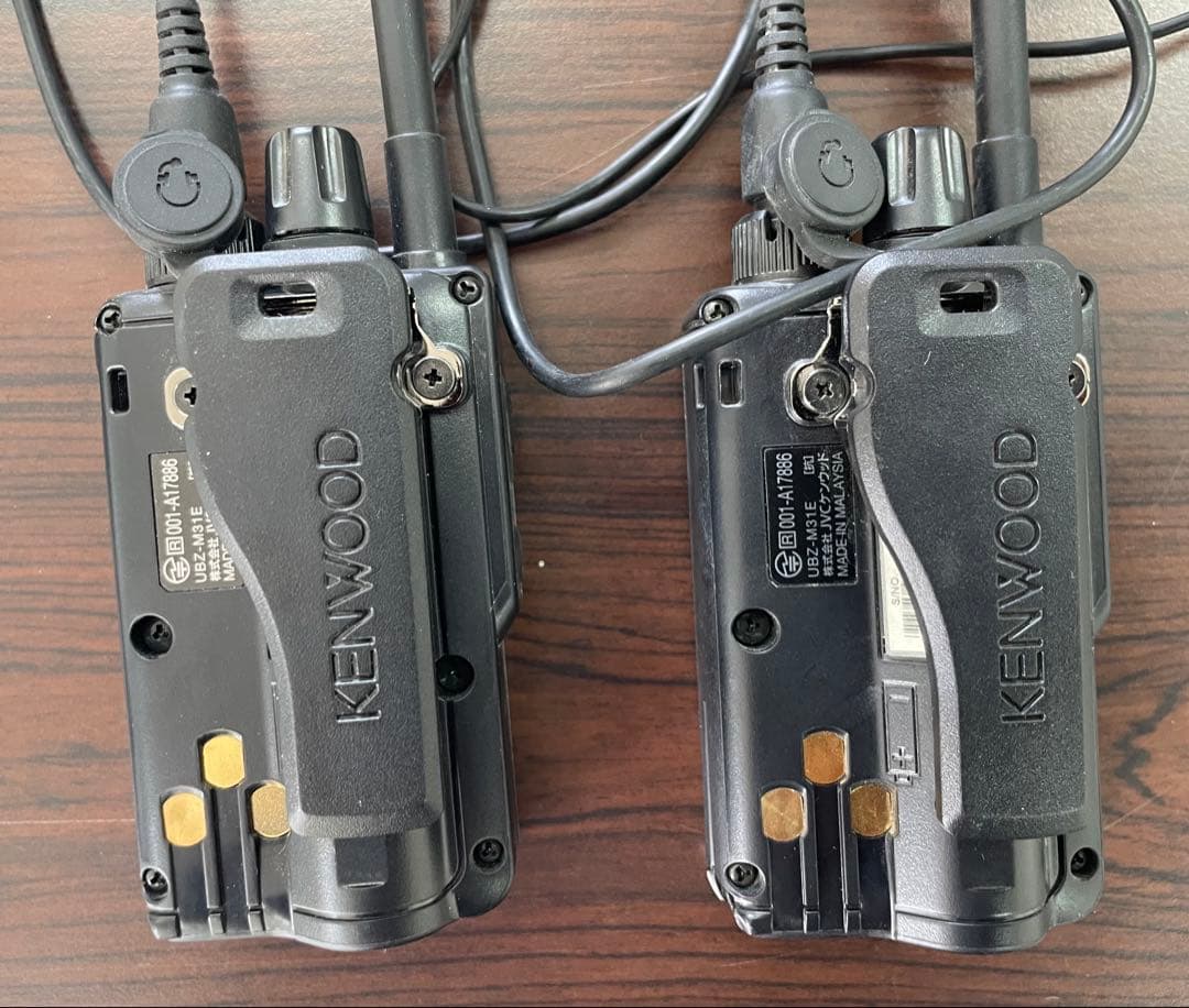KENWOOD UBZ-M31E トランシーバー 2台セット