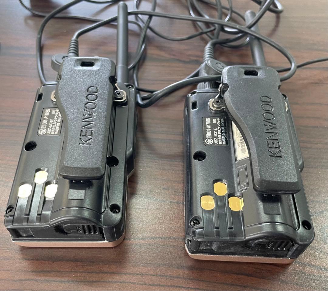 KENWOOD UBZ-M31E トランシーバー 2台セット