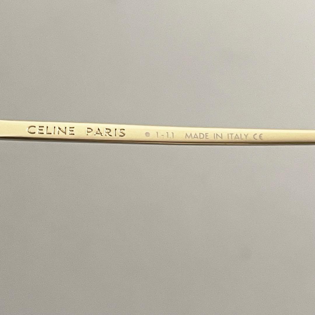 CELINE セリーヌ サングラス CL40100U 極美品 ゴールド