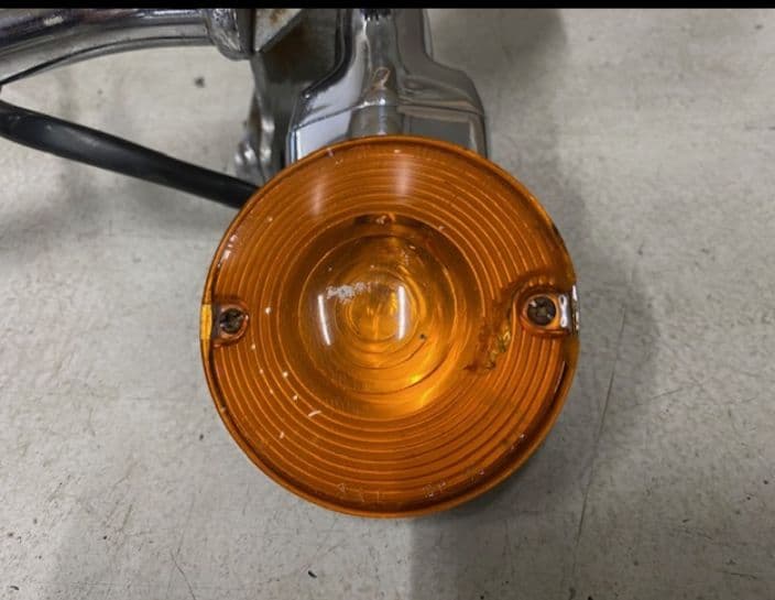 ハーレーエボリューションFLSTCフォグランプ