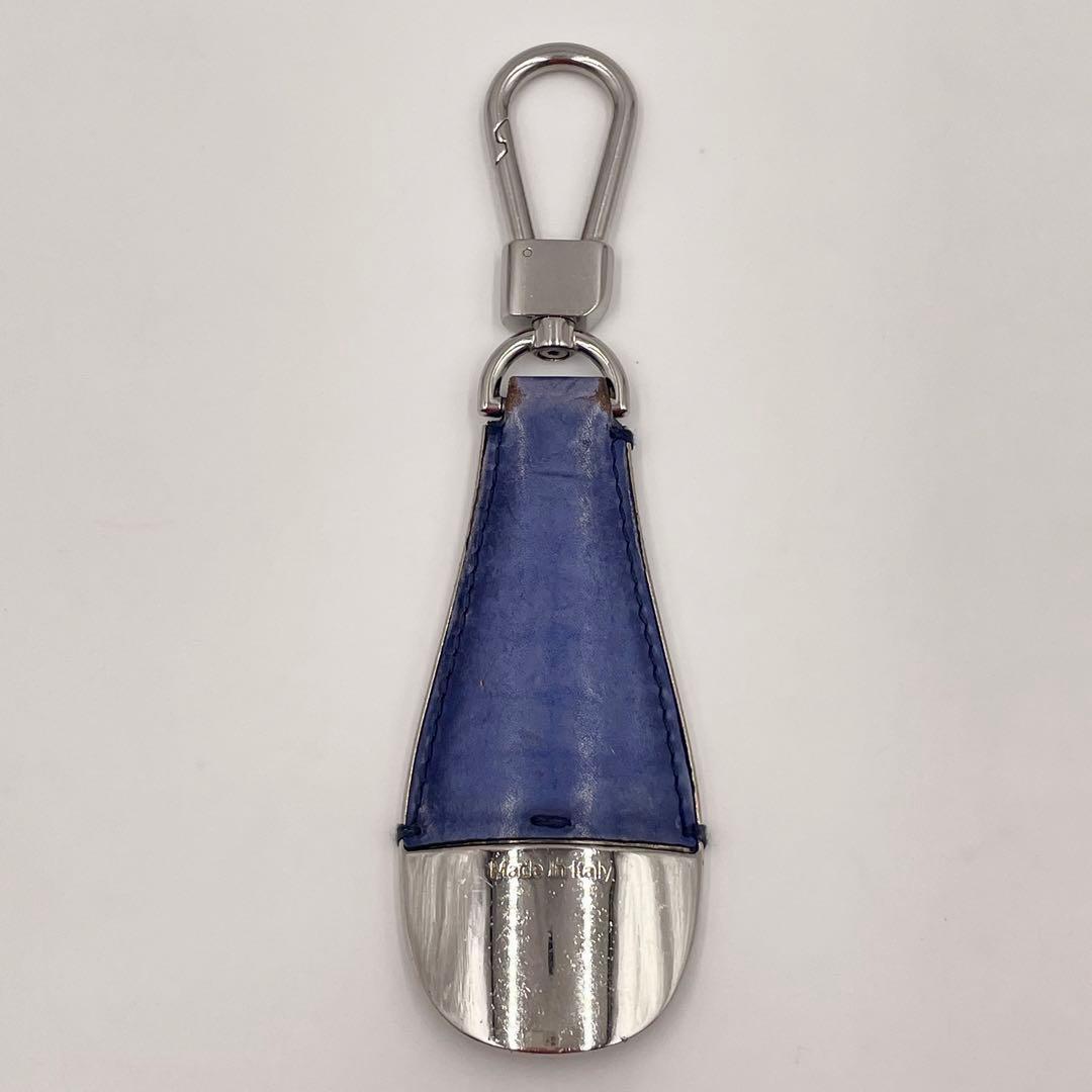 ベルルッティ　シューホーン　キーホルダー　カリグラフィー　レザー　チャーム