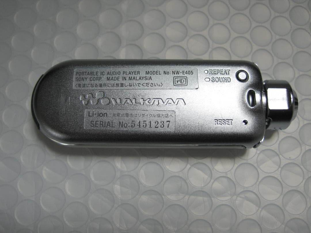 SONY ウォークマン NW-E405 中古品 動作確認済