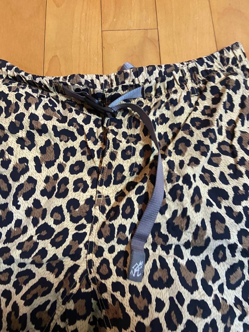 Gramicci レオパード ナイロンショーツ XLナイロン100%｜廃番カラー
