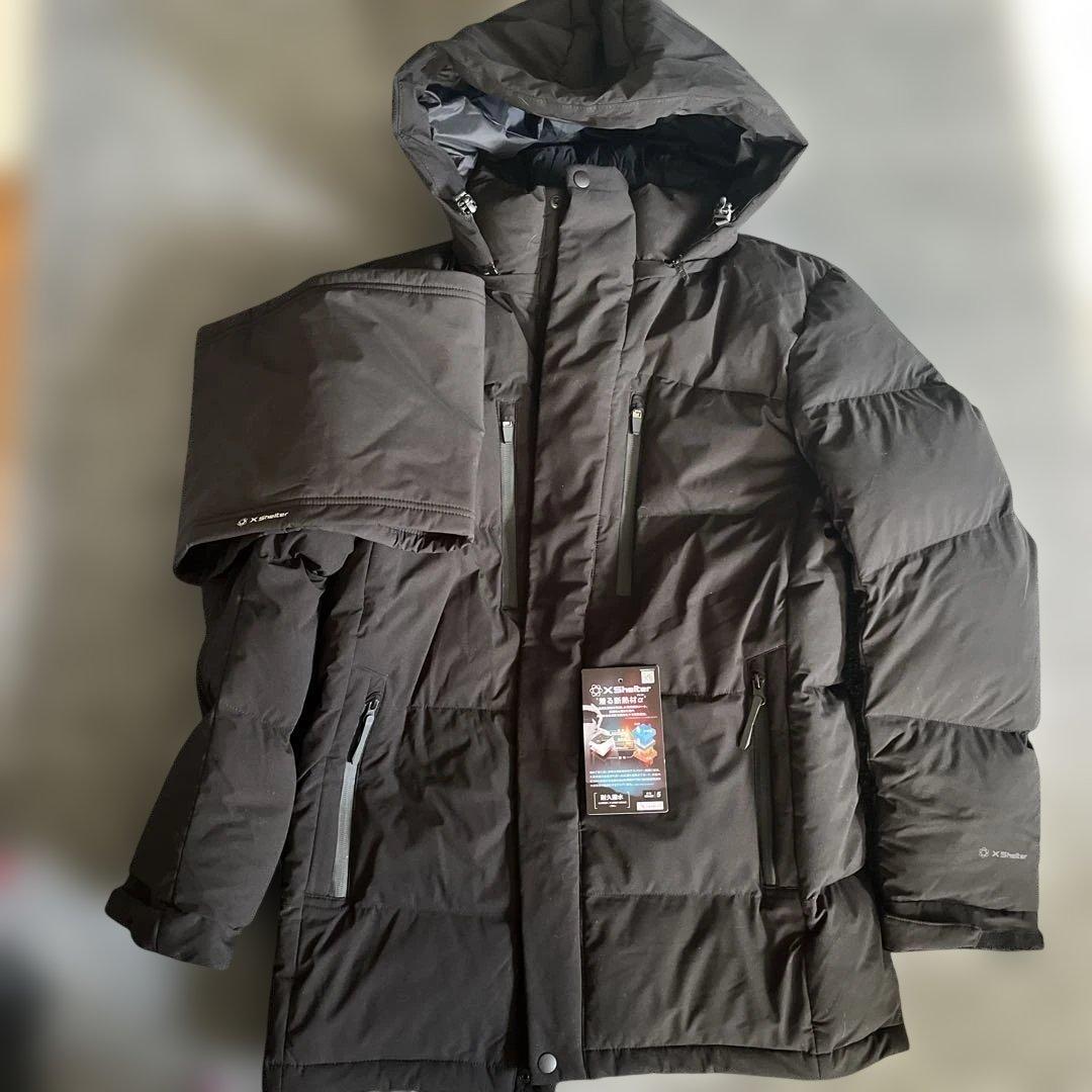 X Shelter GIGA PUFF ダウンコート L ブラック