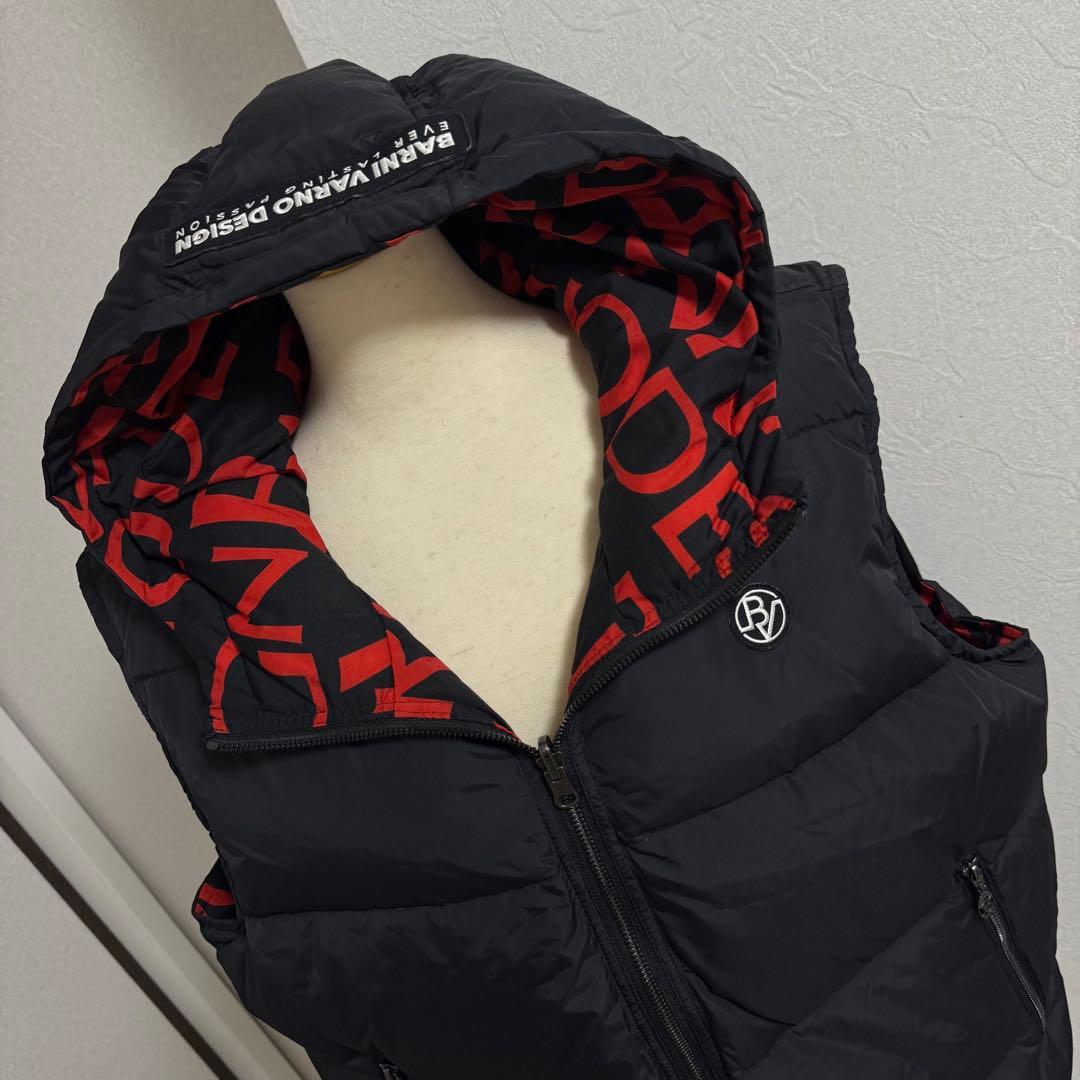 【BARNI VARNO】バーニヴァーノL ダウンベスト リバーシブル