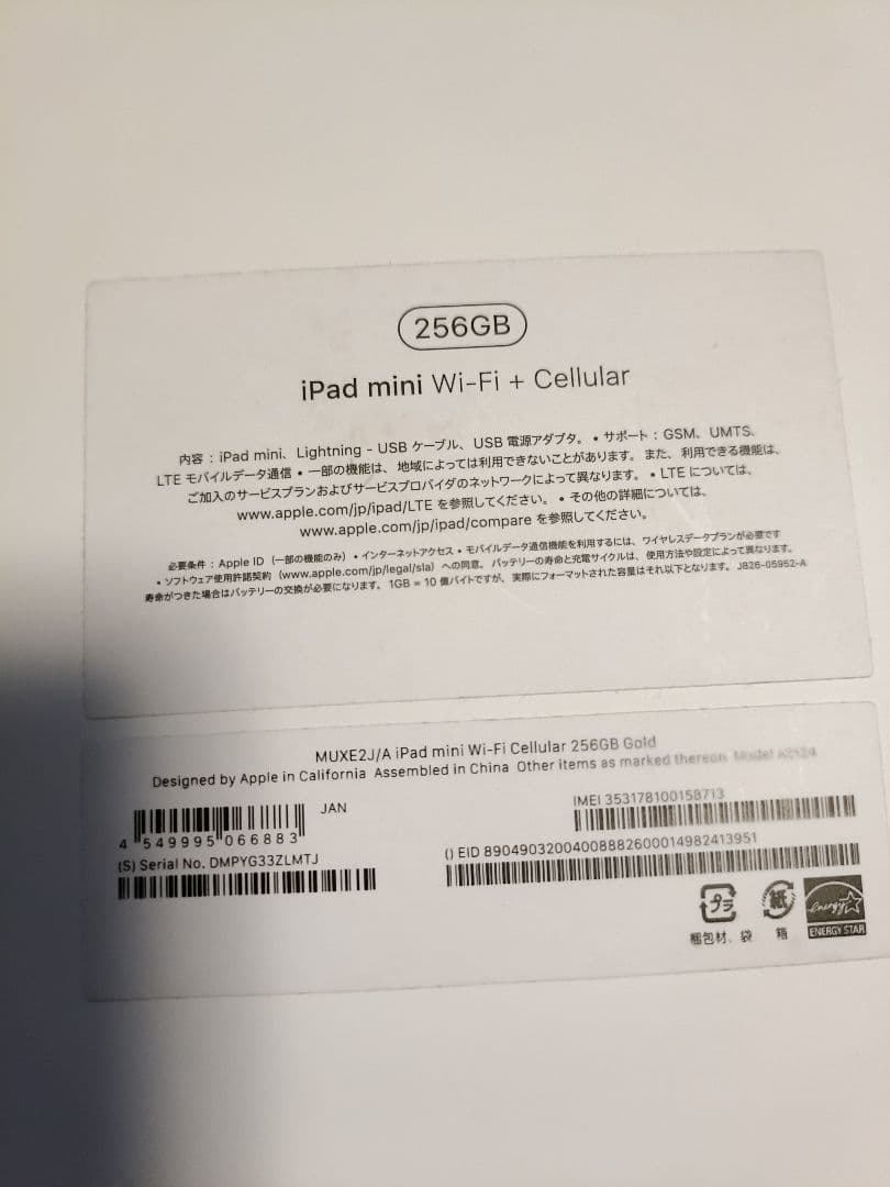 【極美Sランク】Apple iPad mini 第5世代 ゴールド256GB＋α