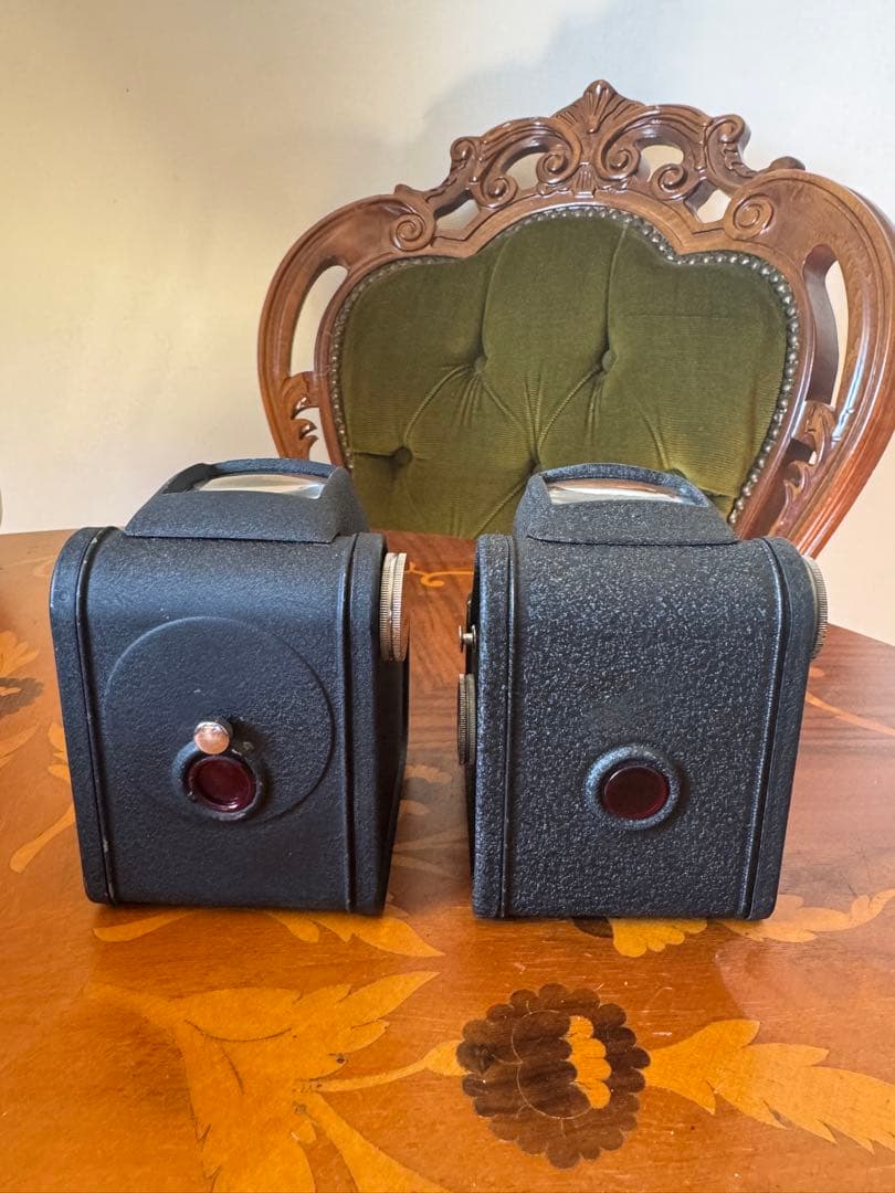 【完動品】ENSIGN FUL-VUE 英国製ボックスカメラ 2台120フィルム