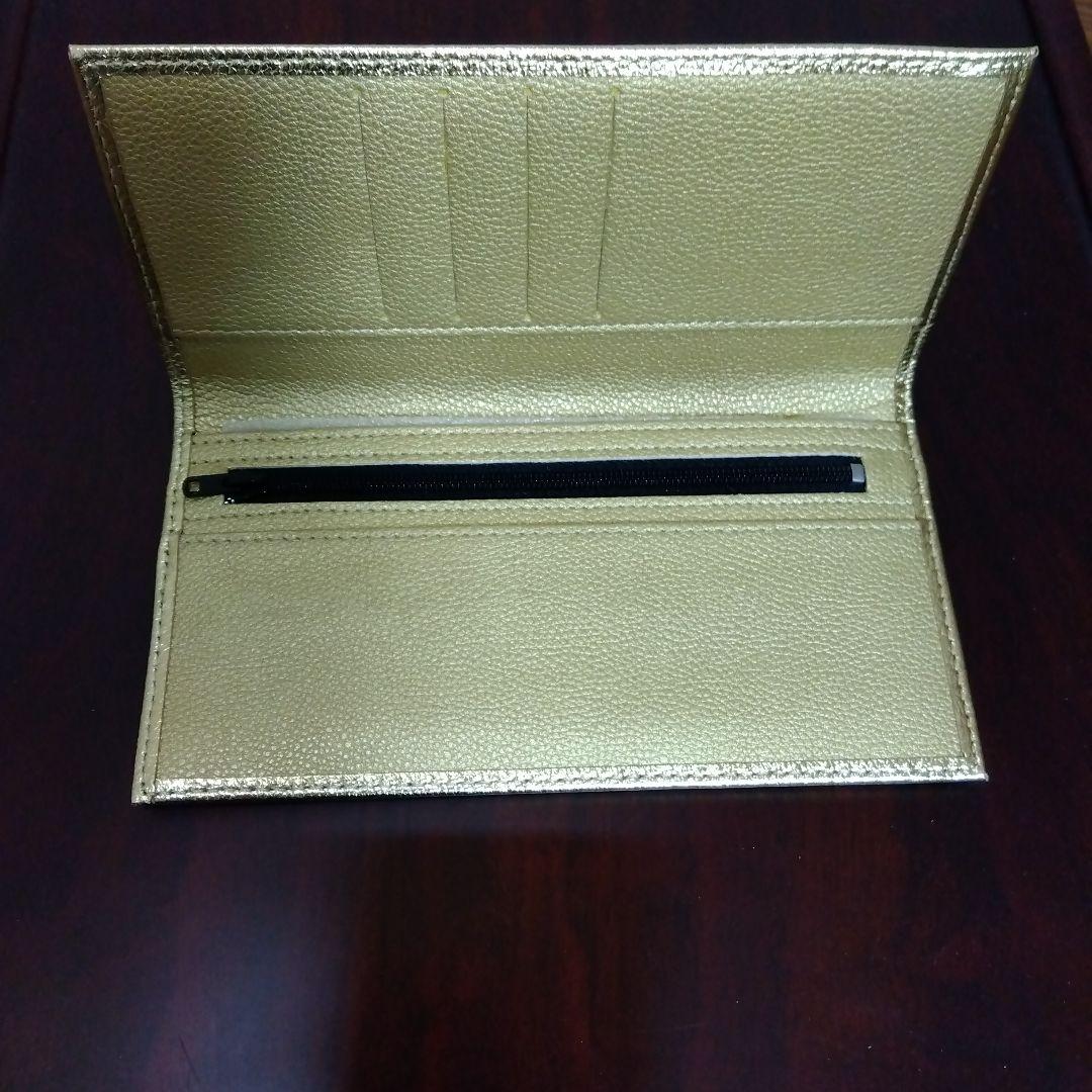 【新品 未使用】皇居 本革 長財布 ゴールド
