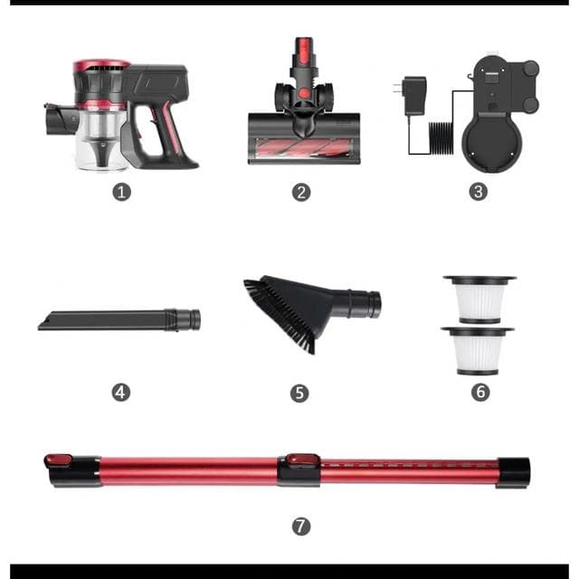 強力サイクロン掃除機 23000pa 充電式