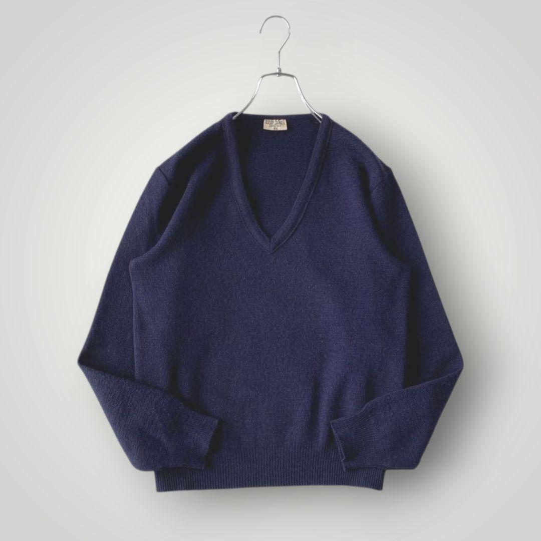 70s フランス軍 実物 ヴィンテージ ニットセーター SAINT JAMES製