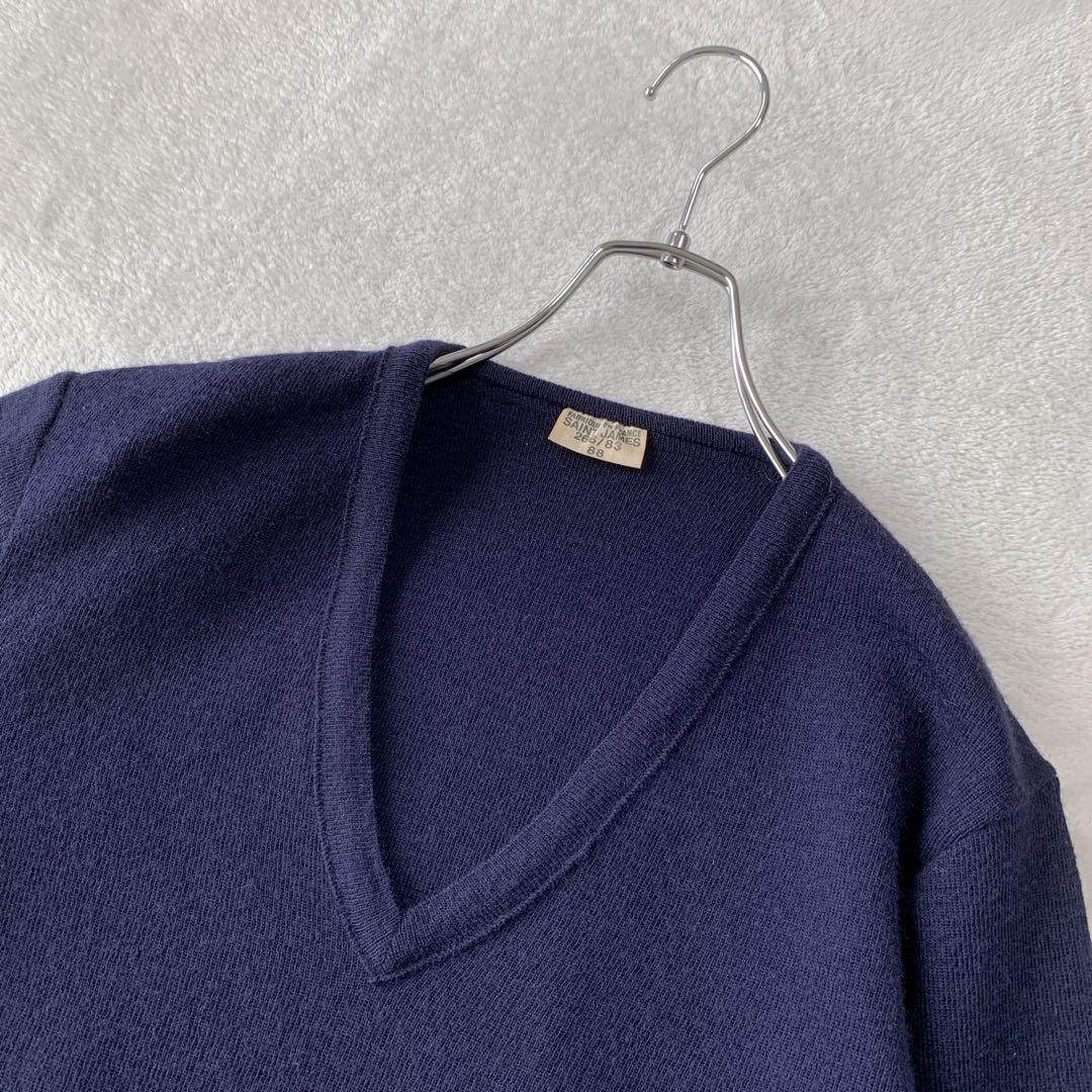 70s フランス軍 実物 ヴィンテージ ニットセーター SAINT JAMES製